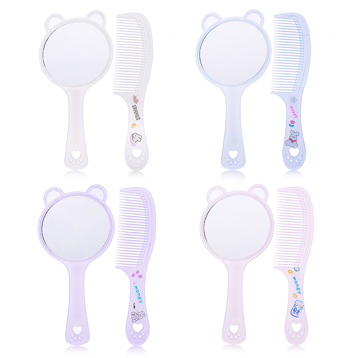 Расческа с зеркалом в наборе 00-5425 Микс Расческа с зеркалом в наборе 00-5425 Микс