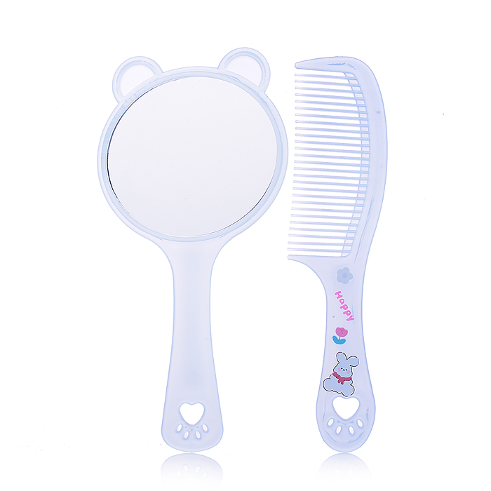 Фото к товару Расческа с зеркалом в наборе 00-5425 Микс Расческа с зеркалом в наборе 00-5425 Микс