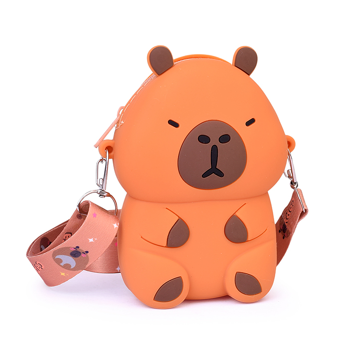 Фото к товару Сумочка детская 00-6251 "Капибара" 13*9*3 см. Сумочка детская 00-6251 "Капибара" 13*9*3 см.