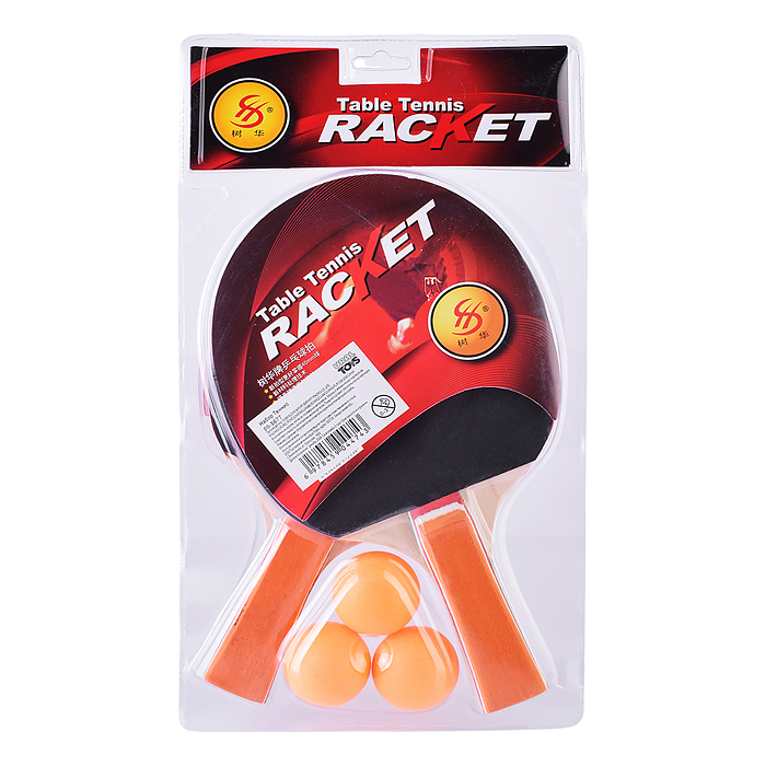 Набор для настольного тенниса 00-5677 (2 ракетки, 3 мяча) в блистере