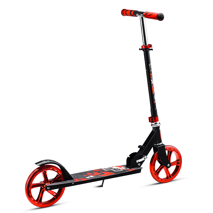 Фото к товару Самокат U012004Y 2-х кол., красный, d 200 мм., PU, в коробке Самокат U012004Y 2-х кол., красный, d 200 мм., PU, в коробке