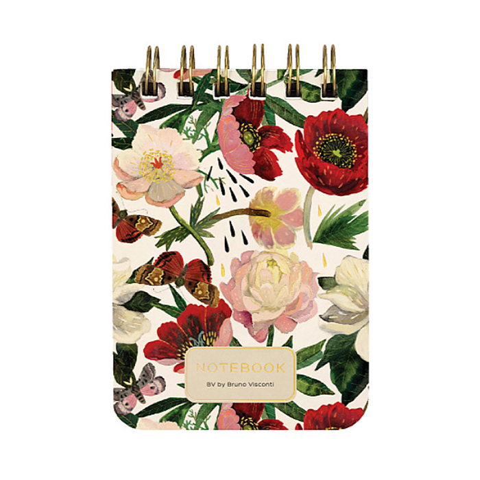 Блокнот «Cute journal» A7, BV, 100 л. "Пионы" линейка