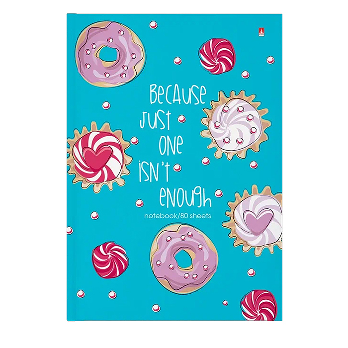 Блокнот-престиж А5 80 л. "Сладкое настроение"