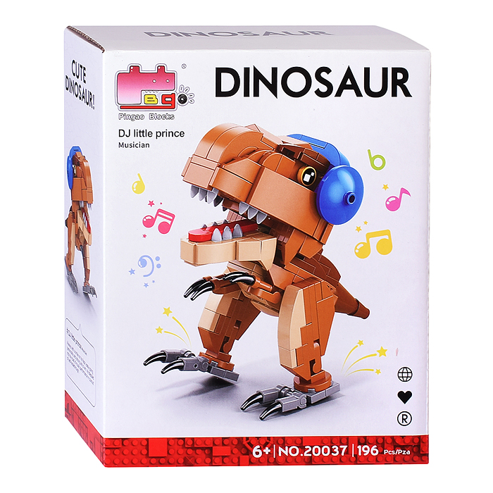 Конструктор 20037 "Динозавр №3" в коробке Конструктор 20037 "Динозавр №3" в коробке
