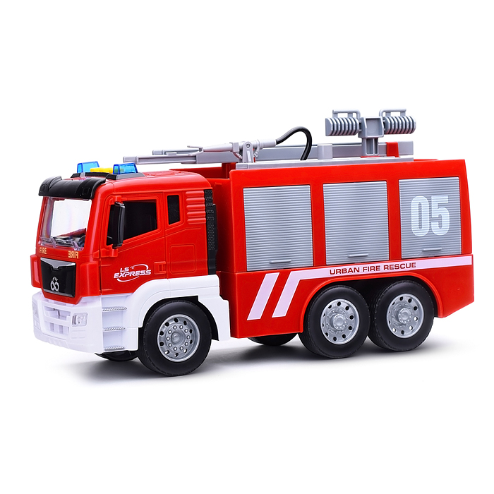 Фото к товару Машина WY1124A "Пожарная автоцистерна" 1:10 (свет, звук) в коробке Машина WY1124A "Пожарная автоцистерна" 1:10 (свет, звук) в коробке