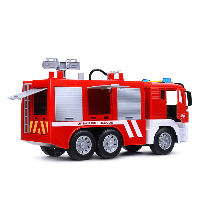 Фото к товару Машина WY1124A "Пожарная автоцистерна" 1:10 (свет, звук) в коробке Машина WY1124A "Пожарная автоцистерна" 1:10 (свет, звук) в коробке