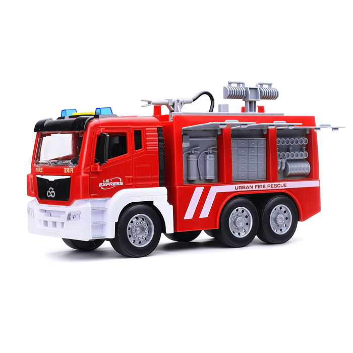 Фото к товару Машина WY1124A "Пожарная автоцистерна" 1:10 (свет, звук) в коробке Машина WY1124A "Пожарная автоцистерна" 1:10 (свет, звук) в коробке