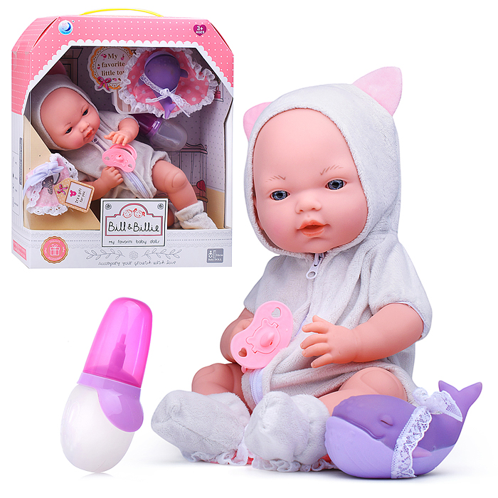 Пупс A687B "Лиза" с аксессуарами, в коробке Пупс A687B "Лиза" с аксессуарами, в коробке