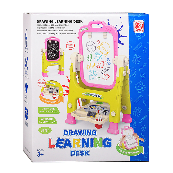 Фото к товару Доска для рисования 8857 3в1 "Познайка" в коробке Доска для рисования 8857 3в1 "Познайка" в коробке