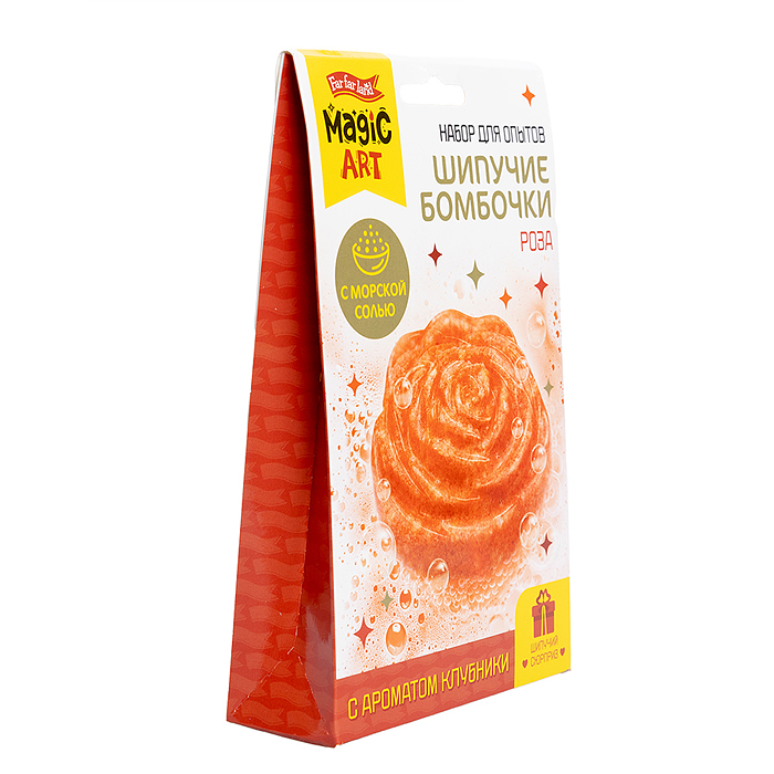 Фото к товару Набор для опытов "Шипучие бомбочки. Роза" Набор для опытов "Шипучие бомбочки. Роза"