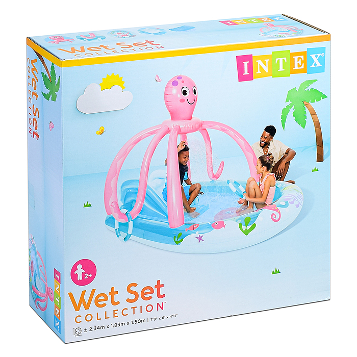 Фото к товару Игровой центр "Дружелюбный осьминог", от 2 лет, 56138NP INTEX Игровой центр "Дружелюбный осьминог", от 2 лет, 56138NP INTEX