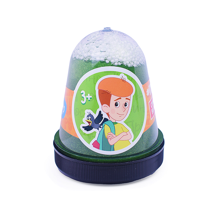 Игрушка для детей слайм Простоквашино, зеленый, капсула Игрушка для детей слайм Простоквашино, зеленый, капсула