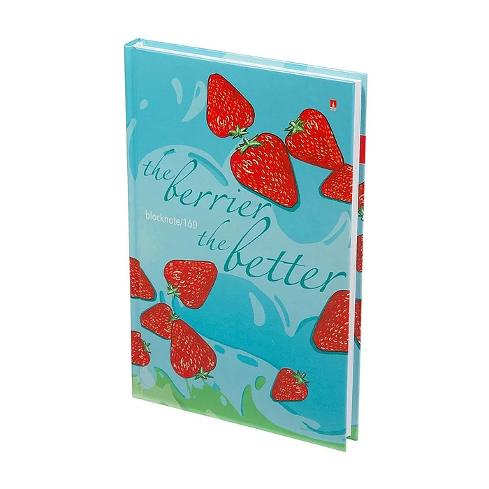 Блокнот-престиж А5 160 л. "Клубника в сливках"
