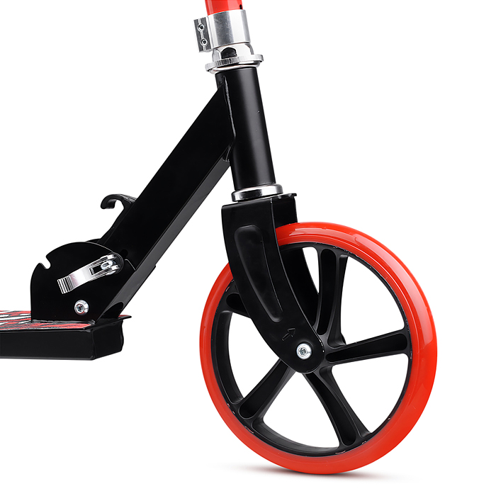 Фото к товару Самокат U012005Y 2-х кол., красный, d 200 мм., PU, в коробке Самокат U012005Y 2-х кол., красный, d 200 мм., PU, в коробке