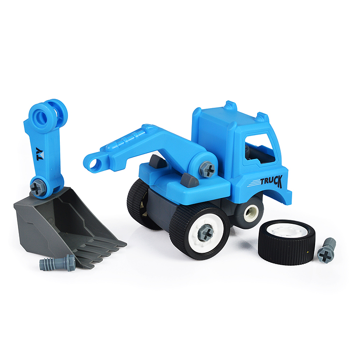 Фото к товару Конструктор 0591-10 "Экскаватор" с отверткой, в коробке Конструктор 0591-10 "Экскаватор" с отверткой, в коробке