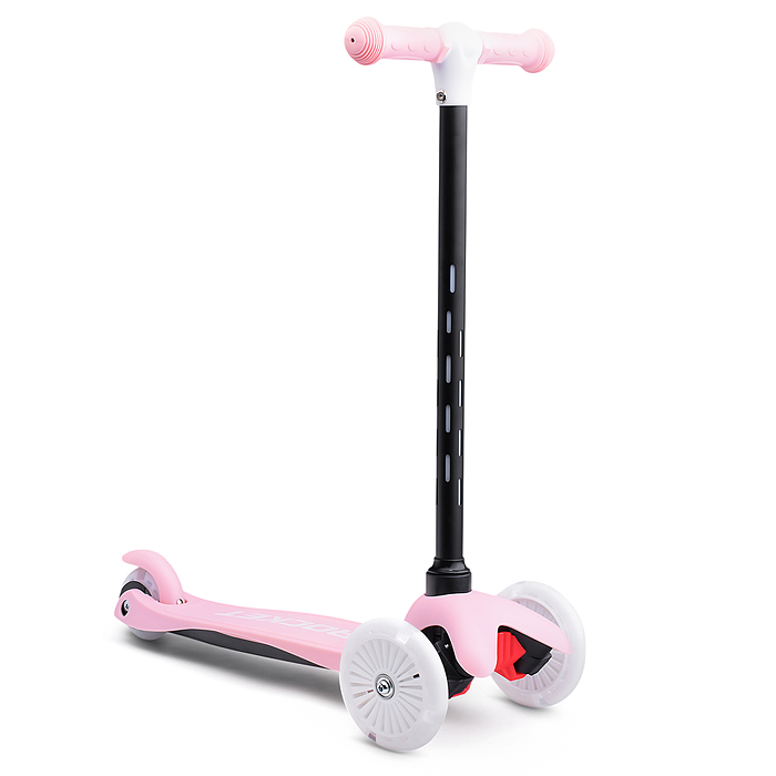 Фото к товару Самокат 3-х колесный ROCKET,колеса PU со светом, светящаяся стойка, ABEC 7, розовый Самокат 3-х колесный ROCKET,колеса PU со светом, светящаяся стойка, ABEC 7, розовый