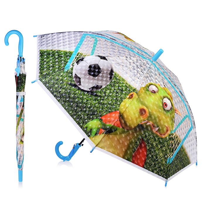 Зонт детский 00-5928 "Дракон футболист" 50см