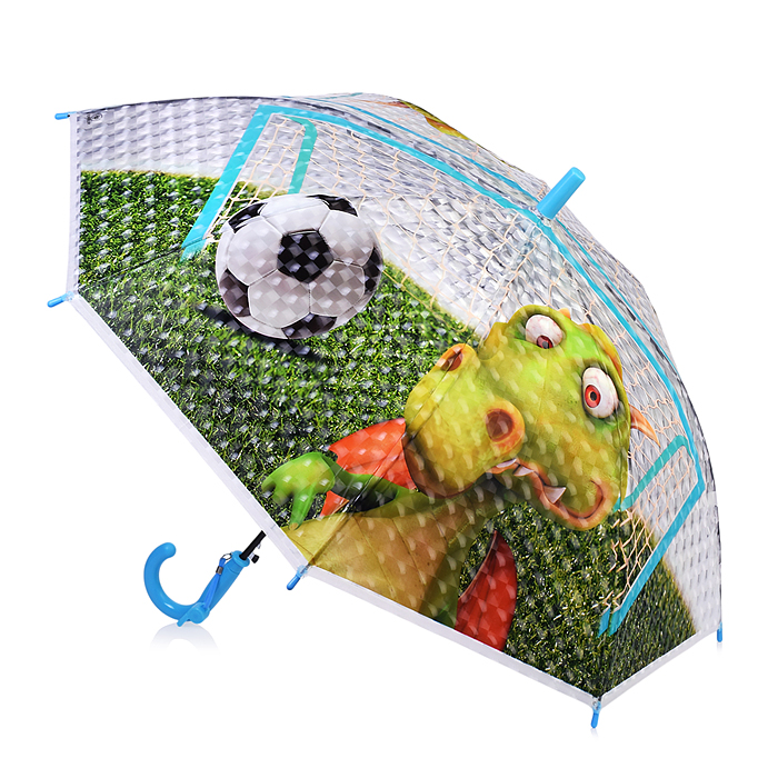 Фото к товару Зонт детский 00-5928 "Дракон футболист" 50см Зонт детский 00-5928 "Дракон футболист" 50см