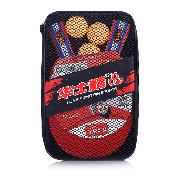 Фото к товару Набор для настольного тенниса 00-5676 "Huashi 617" (2 ракетки, 3 мяча) в сумке Набор для настольного тенниса 00-5676 "Huashi 617" (2 ракетки, 3 мяча) в сумке