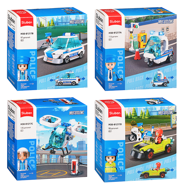 Конструктор M38-B1217 "Транспорт" Конструктор M38-B1217 "Транспорт"