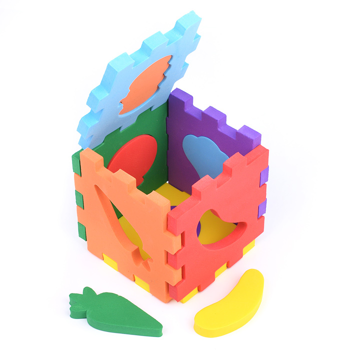 Кубик-сортер "Овощи"