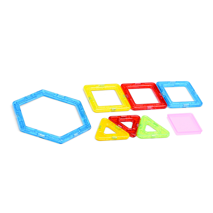 Фото к товару Конструктор магнитный MG0003-1 (размер деталей малый) 57 дет., в пакете Конструктор магнитный MG0003-1 (размер деталей малый) 57 дет., в пакете