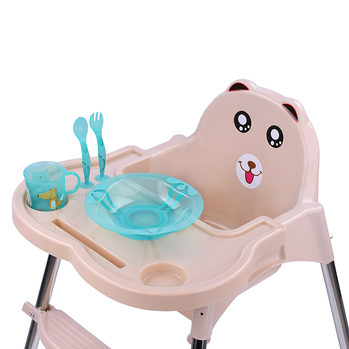 Фото к товару Стульчик детский STR007 бежевый, в коробке Стульчик детский STR007 бежевый, в коробке