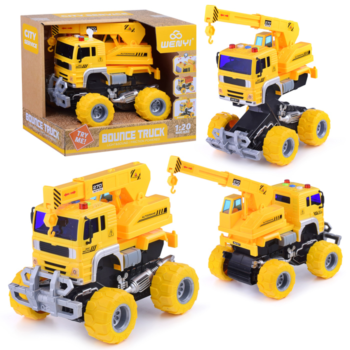 Машина WY513D "Автокран" 1:20 (свет, звук) в коробке Машина WY513D "Автокран" 1:20 (свет, звук) в коробке