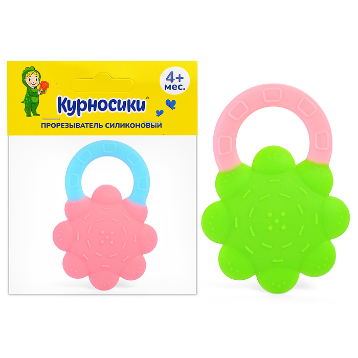 Прорезыватель силиконовый "Цветочек" в ассортименте Прорезыватель силиконовый "Цветочек" в ассортименте