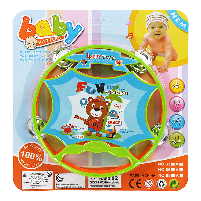 Фото к товару Бубен 332A "Летняя прогулка" на листе Бубен 332A "Летняя прогулка" на листе