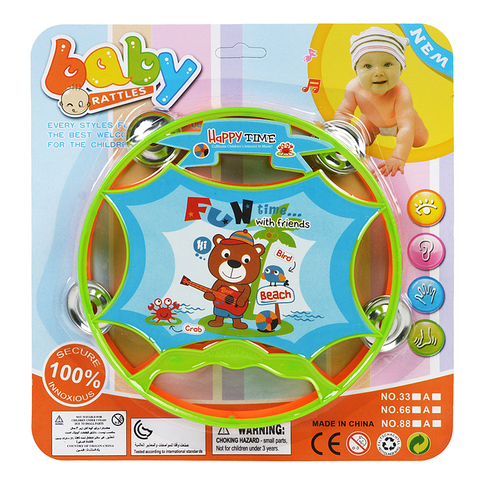 Фото к товару Бубен 332A "Летняя прогулка" на листе Бубен 332A "Летняя прогулка" на листе