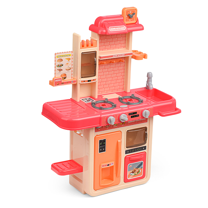 Фото к товару Игровой набор кухня MJL-A709 "Давай готовить" цвет пудровый, в коробке Игровой набор кухня MJL-A709 "Давай готовить" цвет пудровый, в коробке