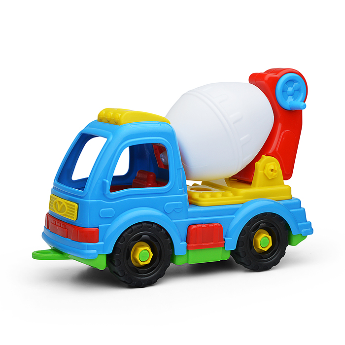 Игрушка пластмассовая "Конструктор-Бетономешалка" 