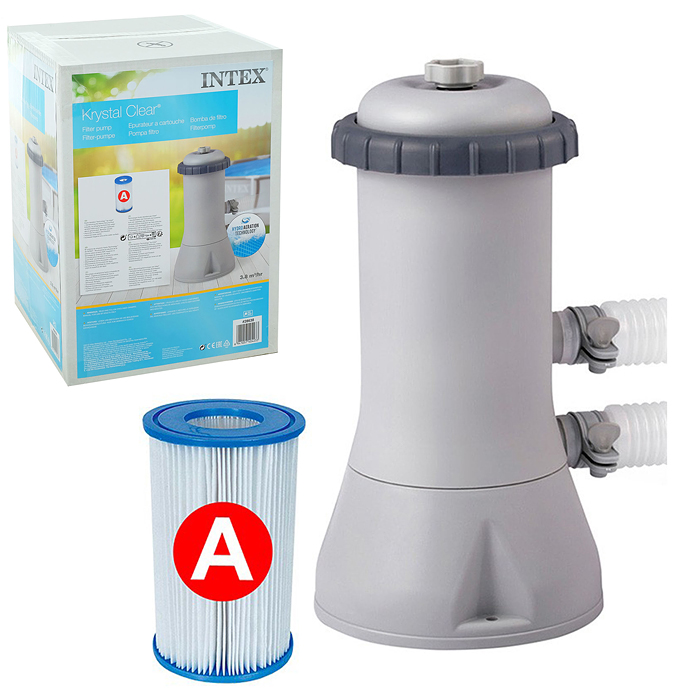 Фильтр-насос для бассейнов с картриджем типа «A», 3785 л/ч, 220-240V, 28638 INTEX не товарный вид.на
