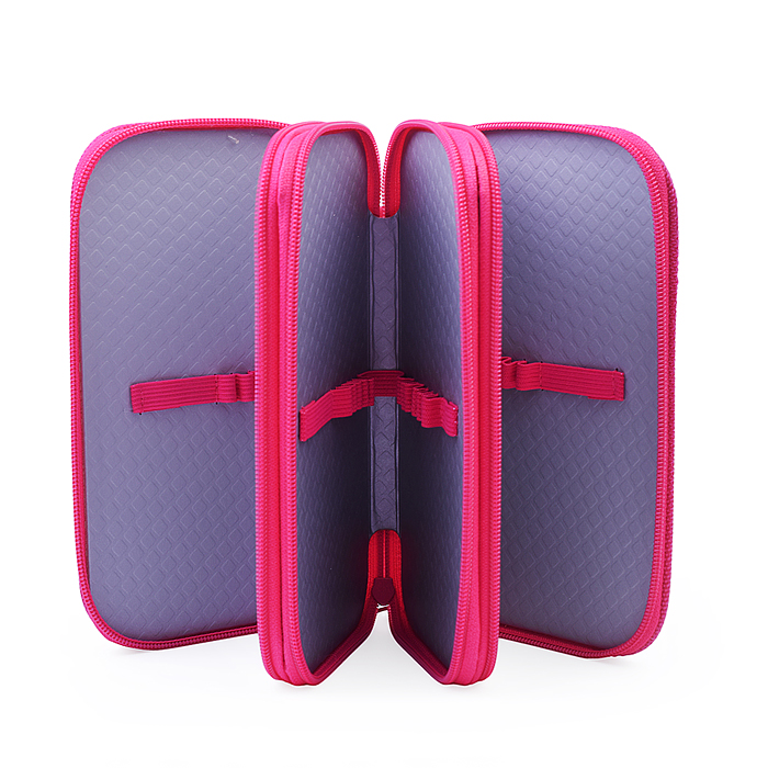 Фото к товару Пенал трехсекционный большой тканевый торец "Маленькая леди" Пенал трехсекционный большой тканевый торец "Маленькая леди"