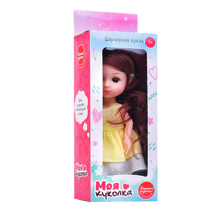 Кукла шарнирная UT0149-3 "Моя куколка" "Виктория" в коробке