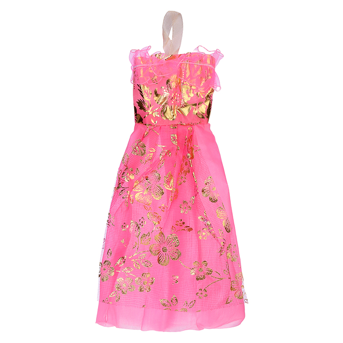 Фото к товару Одежда для куклы FC-211 "Платье" 11,5 см, в пакете Одежда для куклы FC-211 "Платье" 11,5 см, в пакете