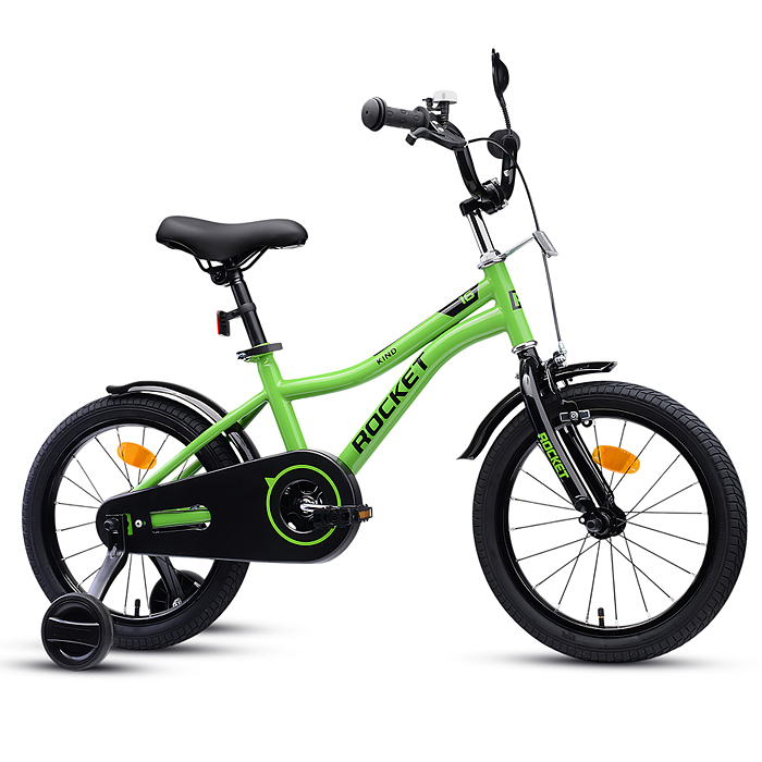 Фото к товару Велосипед 16" Rocket Kind, цвет зелный Велосипед 16" Rocket Kind, цвет зелный