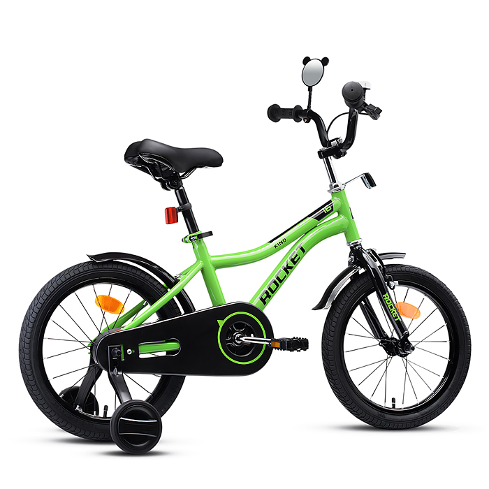 Фото к товару Велосипед 16" Rocket Kind, цвет зелный Велосипед 16" Rocket Kind, цвет зелный