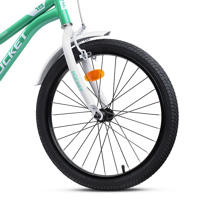 Фото к товару Велосипед 18" Rocket Kind, цвет мятный Велосипед 18" Rocket Kind, цвет мятный