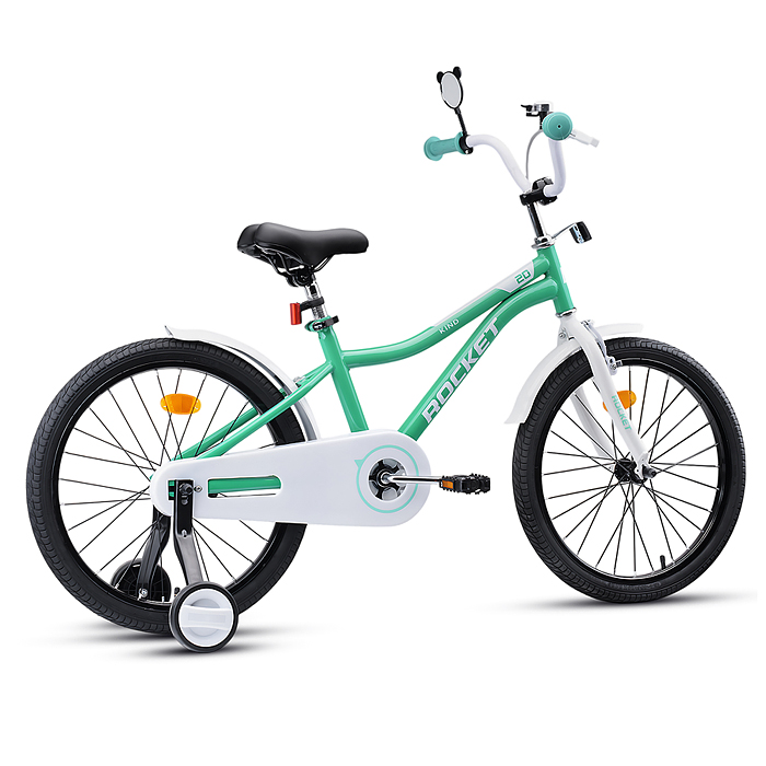 Фото к товару Велосипед 20" Rocket Kind, цвет мятный Велосипед 20" Rocket Kind, цвет мятный