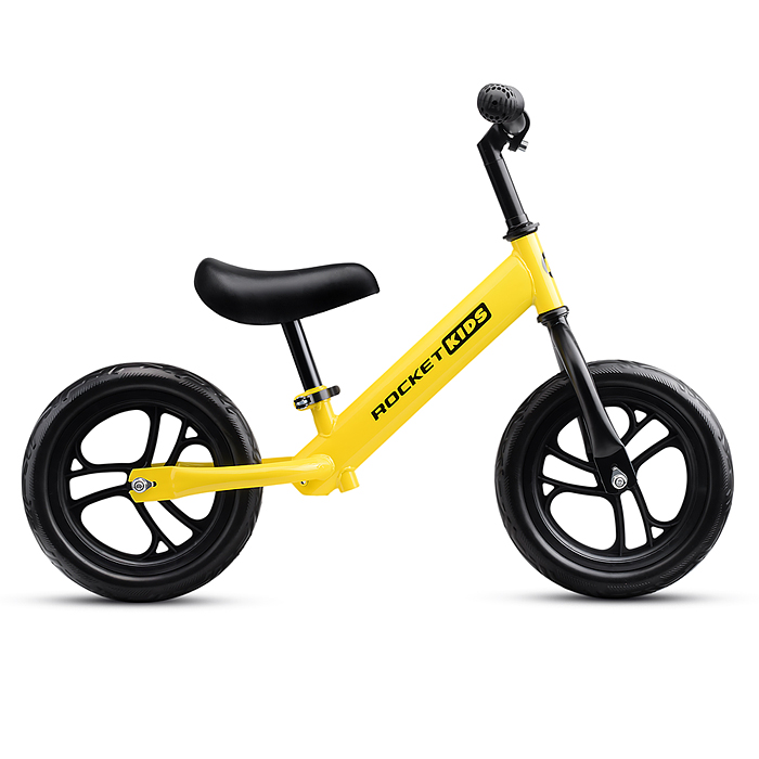 Фото к товару Беговел 12" Rocket, колеса EVA, цвет желтый, Беговел 12" Rocket, колеса EVA, цвет желтый,