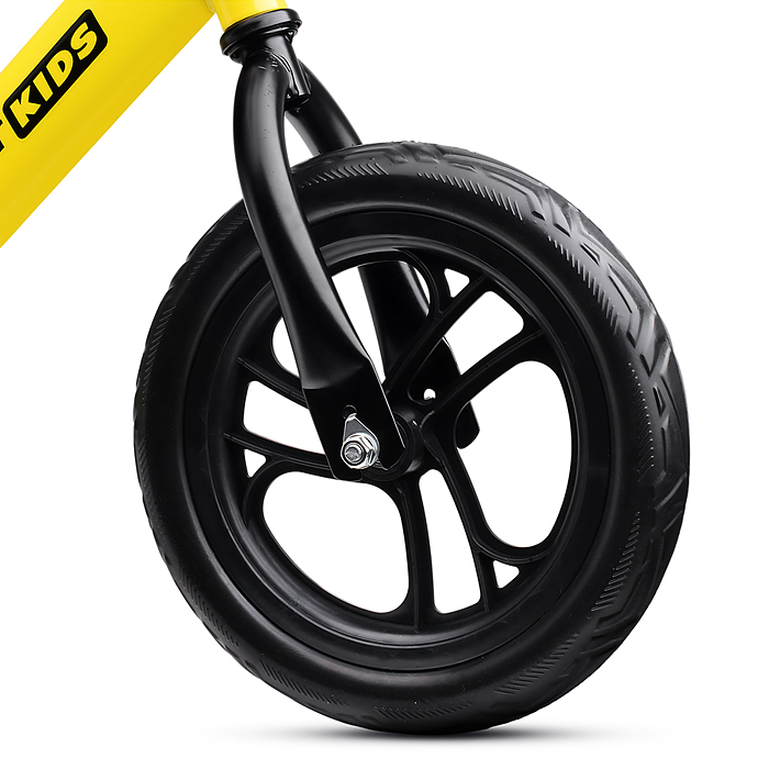 Фото к товару Беговел 12" Rocket, колеса EVA, цвет желтый, Беговел 12" Rocket, колеса EVA, цвет желтый,