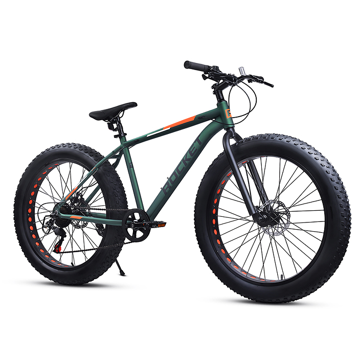 Фото к товару Велосипед 26" Rocket Fat 26, цвет хаки, размер 18" Велосипед 26" Rocket Fat 26, цвет хаки, размер 18"