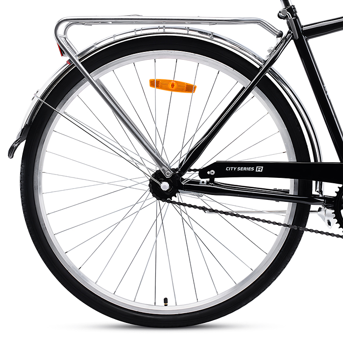 Фото к товару Велосипед 28" Rocket City Gent, цвет черный, размер 19" Велосипед 28" Rocket City Gent, цвет черный, размер 19"