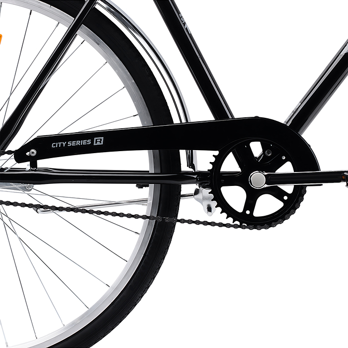 Фото к товару Велосипед 28" Rocket City Gent, цвет черный, размер 19" Велосипед 28" Rocket City Gent, цвет черный, размер 19"