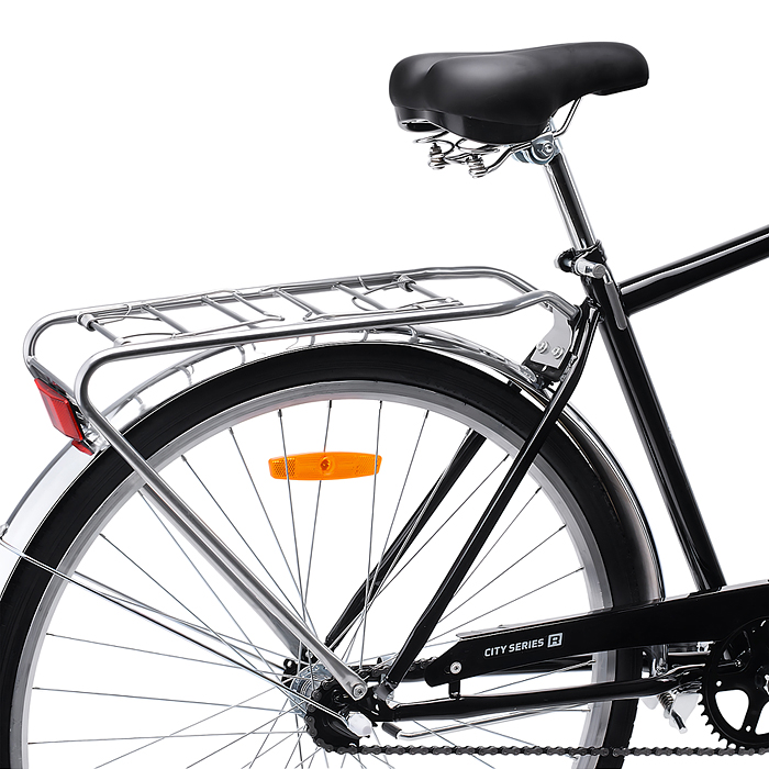 Фото к товару Велосипед 28" Rocket City Gent, цвет черный, размер 19" Велосипед 28" Rocket City Gent, цвет черный, размер 19"