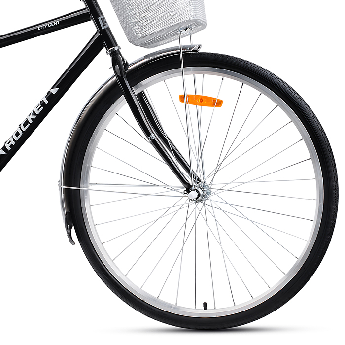 Фото к товару Велосипед 28" Rocket City Gent, цвет черный, размер 19" Велосипед 28" Rocket City Gent, цвет черный, размер 19"