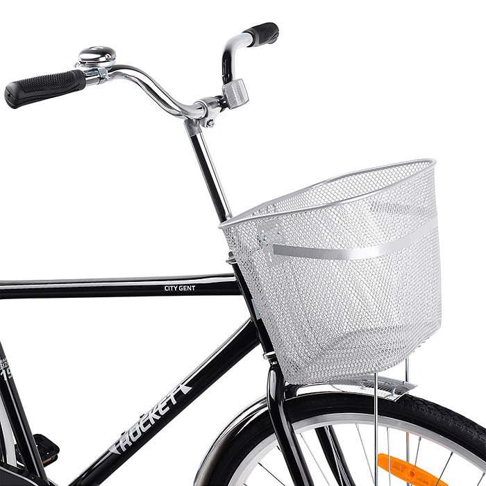 Фото к товару Велосипед 28" Rocket City Gent, цвет черный, размер 19" Велосипед 28" Rocket City Gent, цвет черный, размер 19"