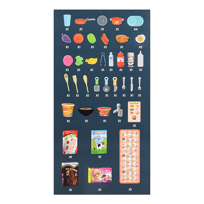 Фото к товару Игровой набор кухня MJL-909B "Маленький шеф" цвет розовый, в коробке Игровой набор кухня MJL-909B "Маленький шеф" цвет розовый, в коробке